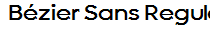 Bézier Sans Regular